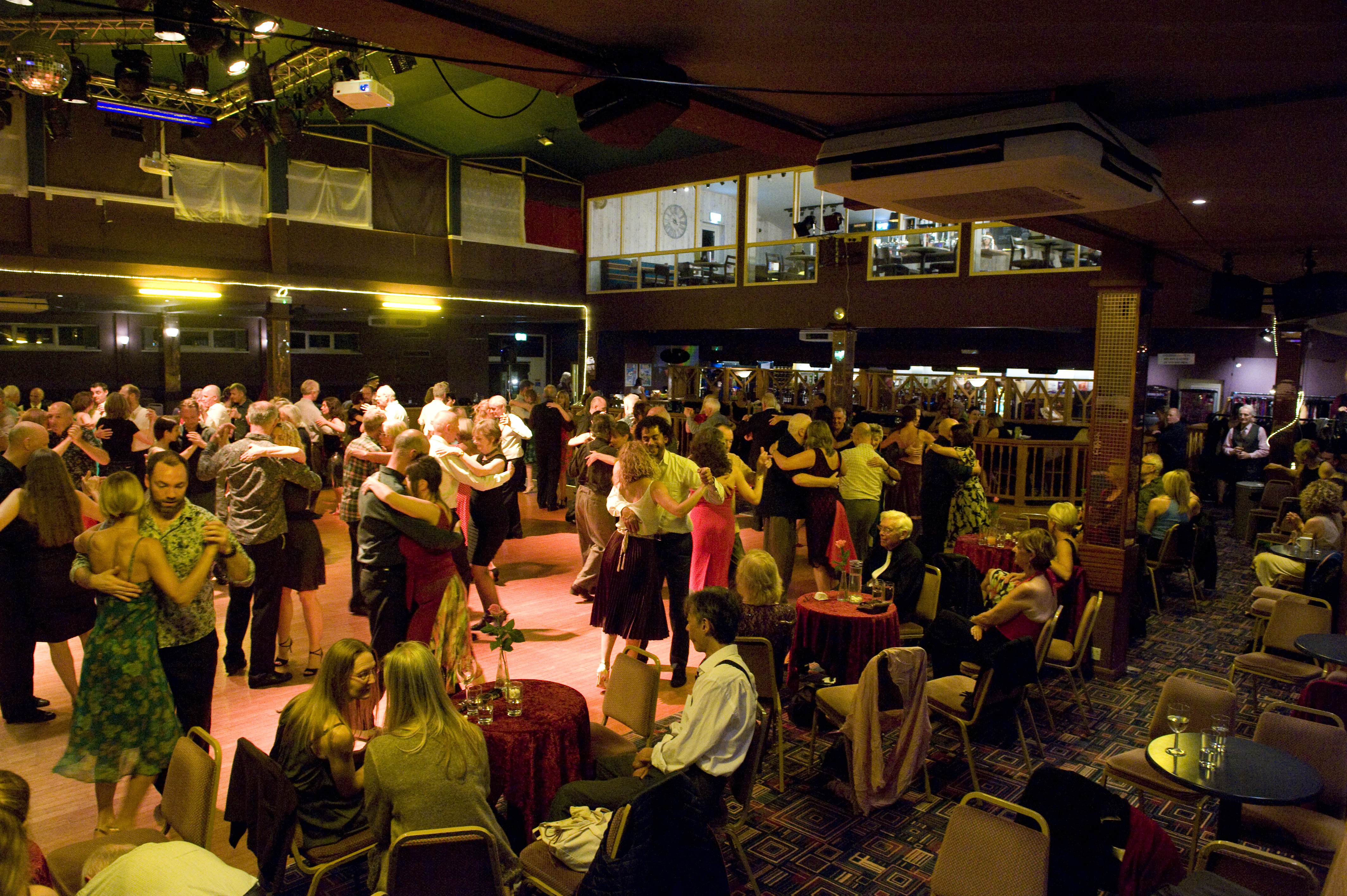 view of a happy dance floor